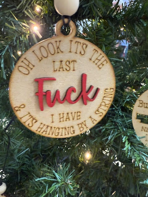 Last F Ornament