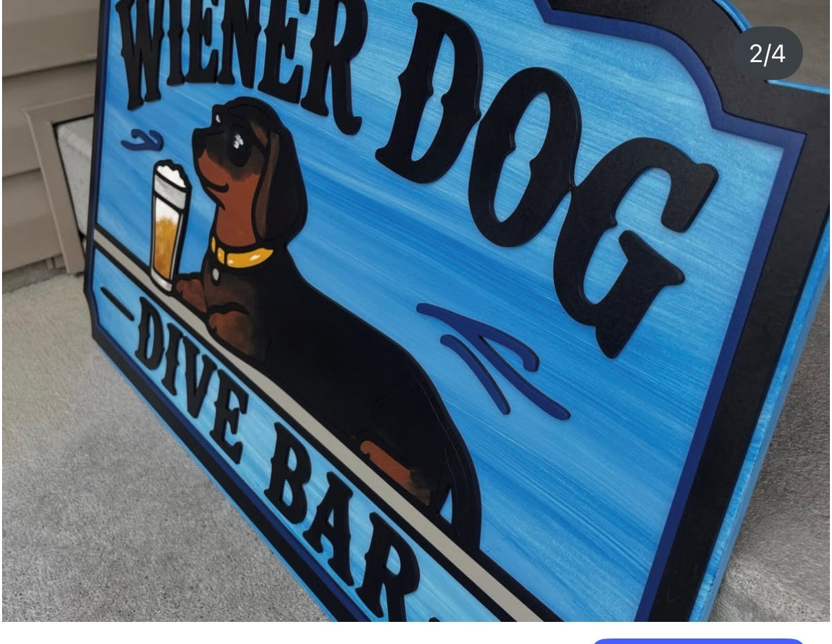 Wiener dog dive bar