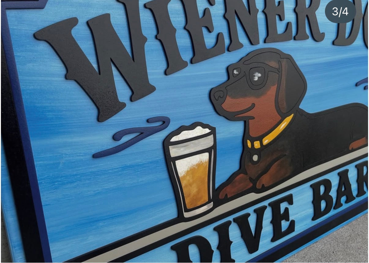 Wiener dog dive bar