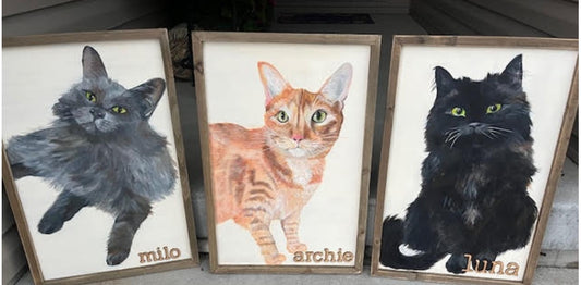 Pet Portrait 15x23"