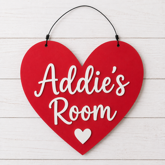 Red Heart with Name