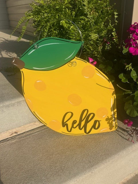Lemon Door Hanger