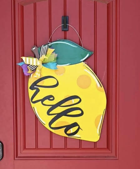 Lemon Door Hanger