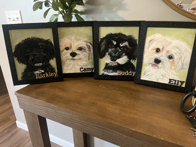 Pet Portraits Size 7x9"