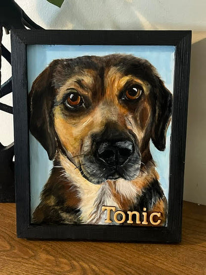 Pet Portraits Size 7x9"